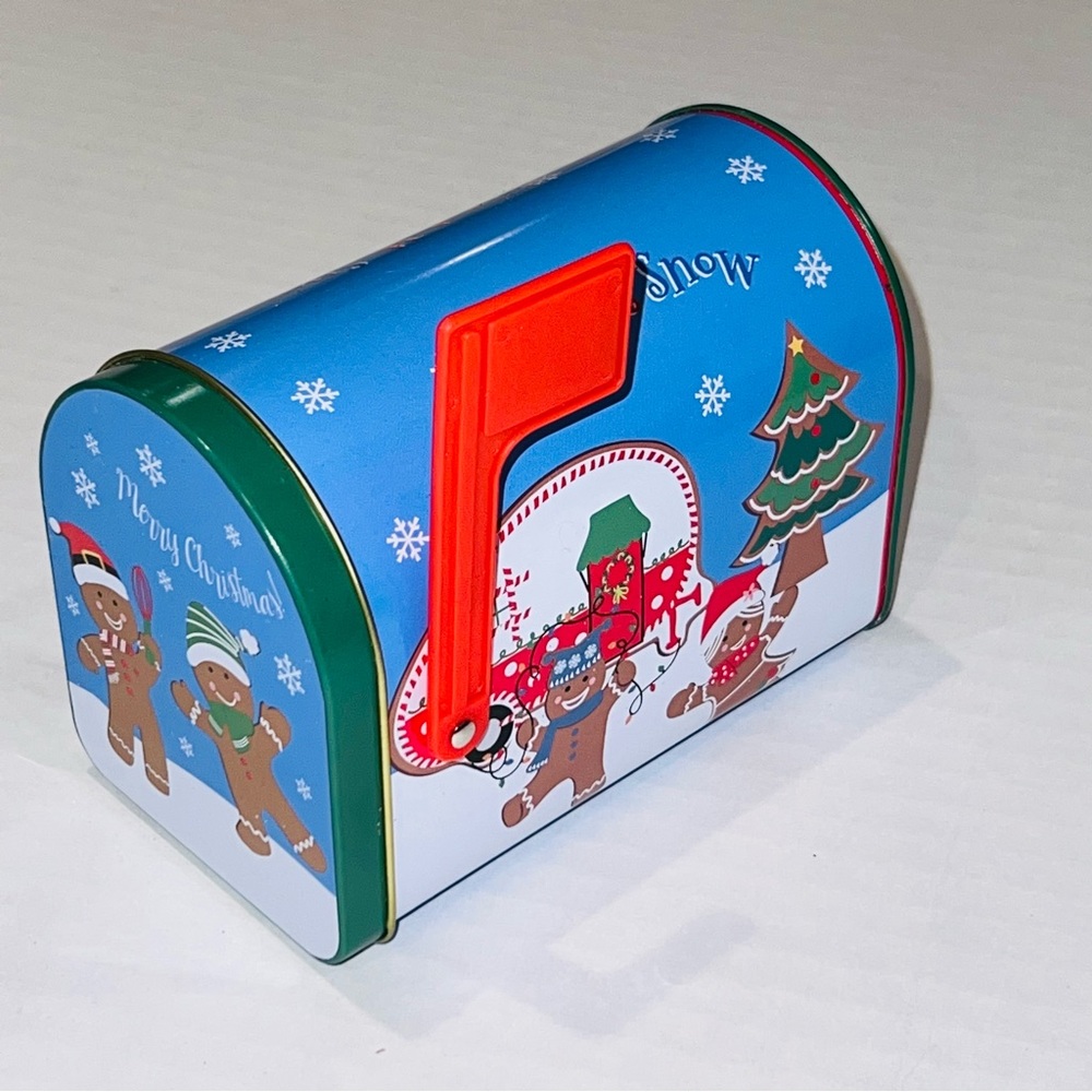 ALWAYS ENABLE UPON REQUEST Letters Santa Tabletop Mailbox “Let it Snow”Christmas - Picture 6 of 13